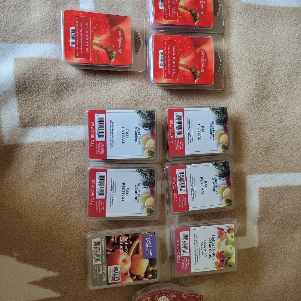 Fall Scent Wax Melts- 10 pkgs